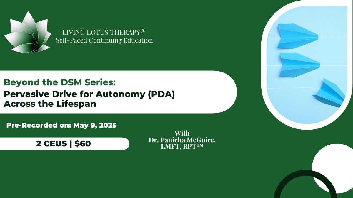 Beyond the DSM: Pervasive Drive for Autonomy (PDA) Across the Lifespan 2 CEUS